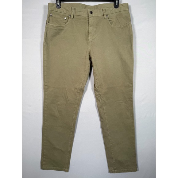 Brooks Brothers Other - Brooks Brothers Olive Green Jeans 36x30 (Act 36x29) Slim Fit Cotton/Elastane EUC